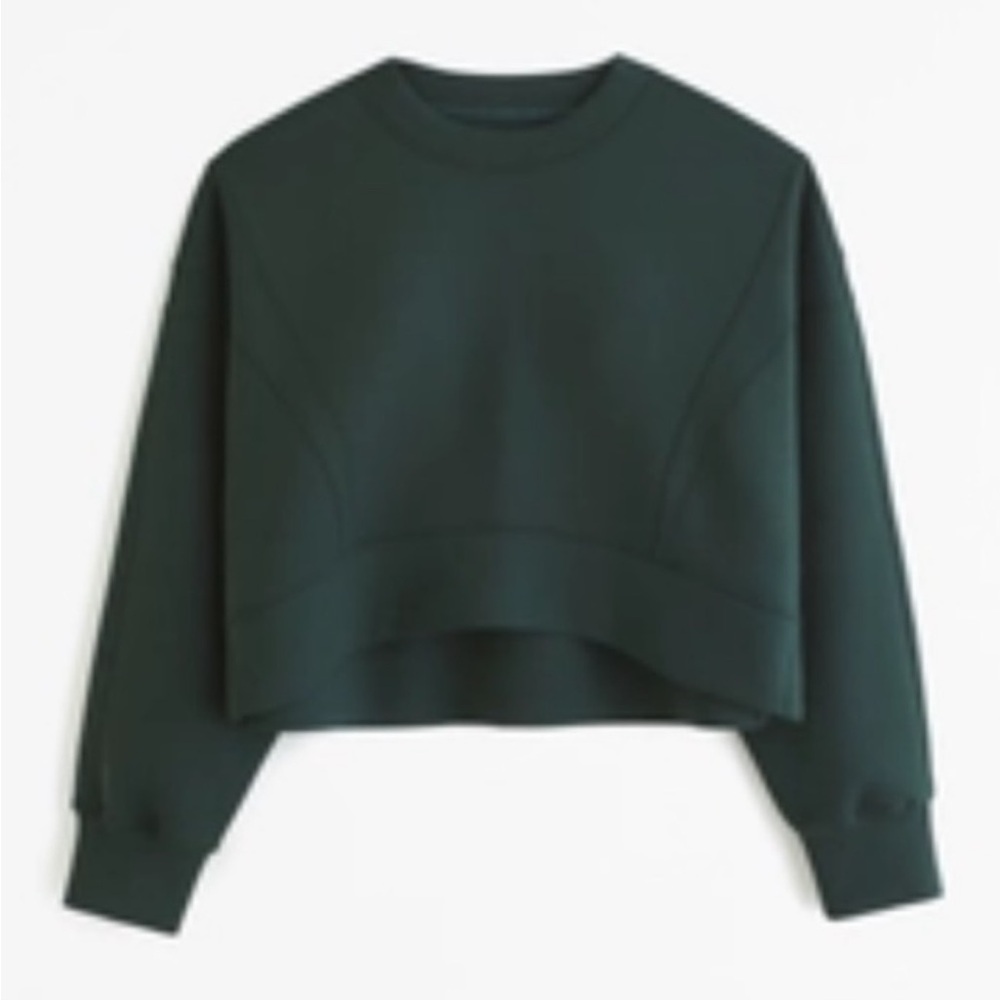 YPB Abercrombie & Fitch Evergreen Cropped Sweatshirt